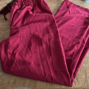 CHERRY red scrub SET